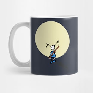 Bassoonist on the moon Mug